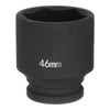 sourcing map 6-Point Impact Socket 3/4" Drive 46mm Metric 40Cr