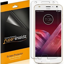 Supershieldz (6 Pack) Designed for Motorola Moto Z2 Play Screen Protector, High Definition Clear Shield (PET)