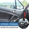 ABS Interior Door Handle Bowl Trim Compatible with Mitsubishi Eclipse