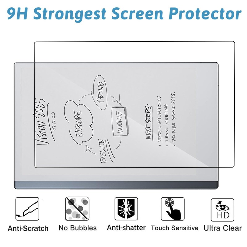 KUSINHOKA [2 Pack] Screen Protector for Remarkable Paper Pro,HD Scratch