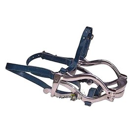 Equine Dental Superior Full Mouth Speculum with Leather Straps.