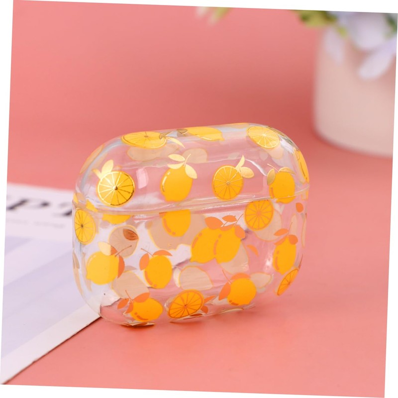 iplusmile 1Pc Lemon Protective Case for Transparent and Lightweight Cover