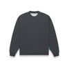 Future Planet Oversized Saturn Crewneck Sweatshirt (Charcoal, X-Small)
