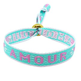 Selfmade Jewelry Festival Bracelets Boho Jewellery - Fabric Bracelet Colourful - Friendship Bracelets Size Adjustable Summer Jewellery, Size-adjustable, Polyester, No Gemstone