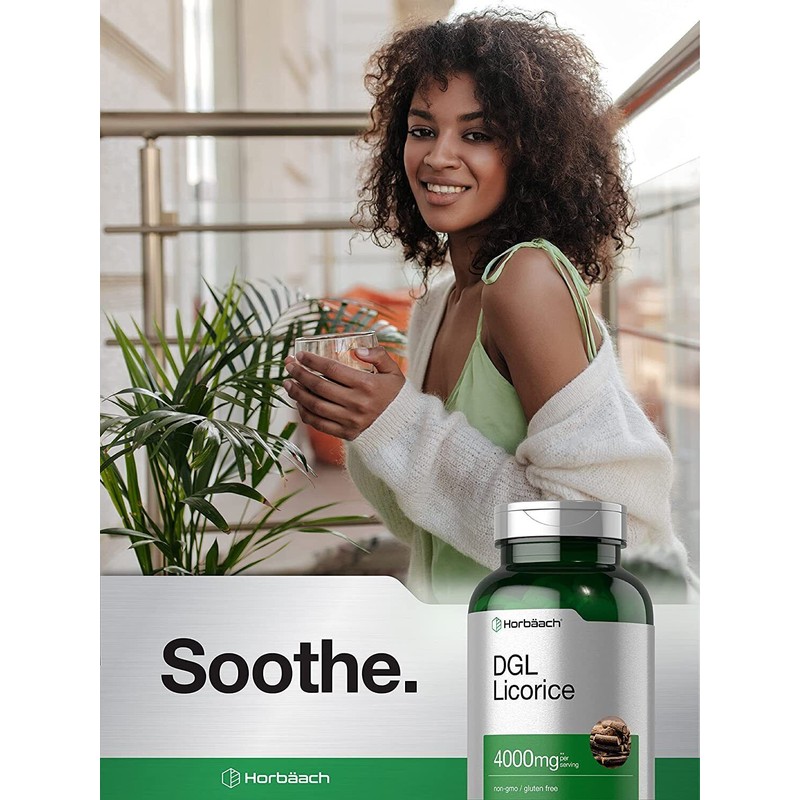 Horbäach DGL Licorice Chewable Tablets | 4000 mg | 180