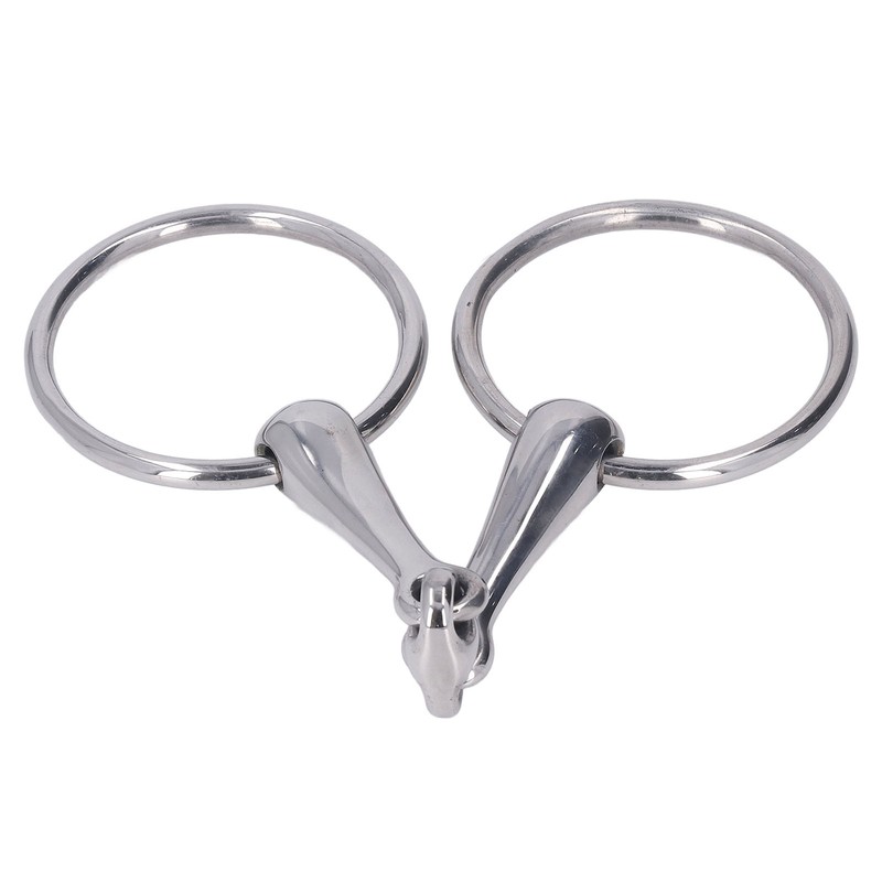 Horse Snaffle Stainless Steel Flexible Jointed Wearable Rust Proof O