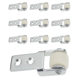 Laroal 10PCS Sliding Door Dia Wheel Door Track Roller Guide Small Fixed Castor Wheel Furniture Caster