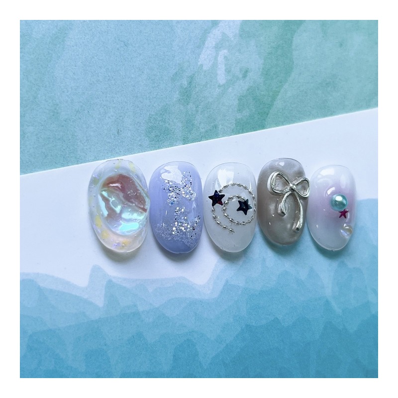 astral ˊ˗ - short almond / astral ˊ˗ - 숏아몬드