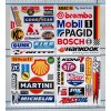 Autobahn Signs Motorsport Decal Set - Nascar - 4x4 -