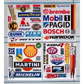 Autobahn Signs Motorsport Decal Set - Nascar - 4x4 - Autocross - Off Road - Nürburgring Toolbox