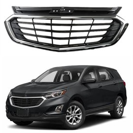 RainMan S Mesh Front Upper Grille Chrome Replacement for 2018-2020 Equinox