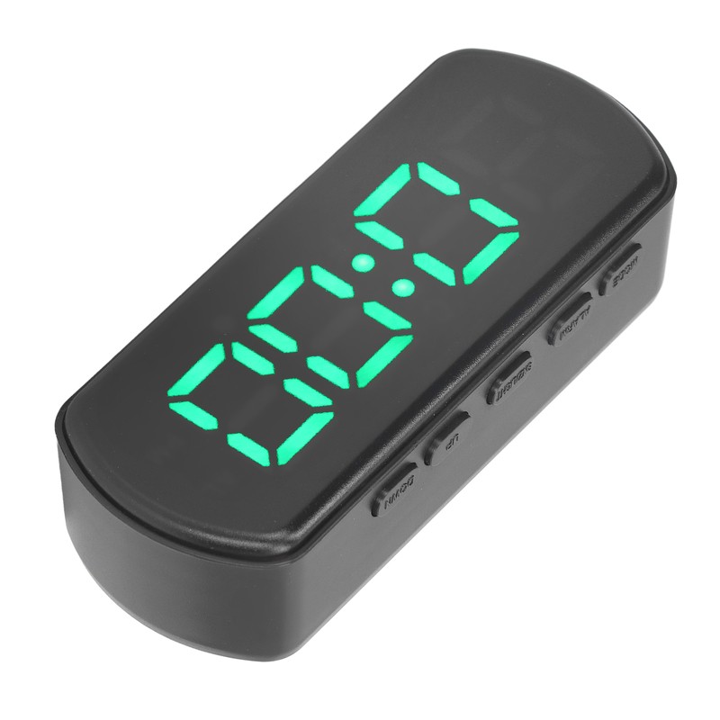 Digital Alarm Clocks Snooze Temperature 12 24Hr Small Electronic Desk
