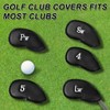 10‑Pack Golf Iron Head Covers, Fits Most Clubs Gift for