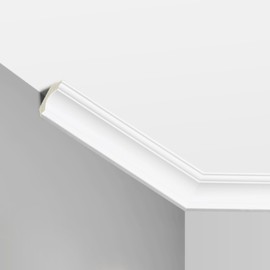 Ceiling Crown Molding Trim, 12 Pack High Impact Polystyrene Decorative Ceiling Moulding, 48 Feet Total Length,Easy to Install (White 3-JC98)