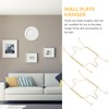 Healeved Invisible Plate Hanger Wall Plate Hanger: 4pcs Stainless Steel