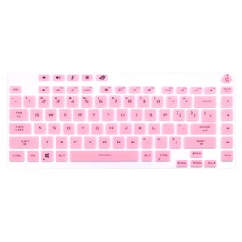Keyboard Skin Compatible for 2021 ASUS ROG Strix G15 G513 Gaming Laptop 15.6" G513QM G513QR G513QR-ES96 G513IH, 2022 ASUS ROG Strix G533Z G513R Series [Not Compatible for 2020 ASUS ROG Strix G15] Pink