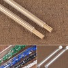 4Pcs Clear Plastic Pipe Storage Tubes with Caps Plastic Hollow