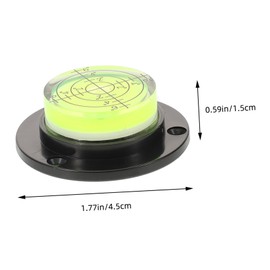 Gadpiparty Mini Bubble Level Measuring Tool Compact Circular Bubble Level for Camera Tripod Turntable and Home Use for Accurate Leveling Construction and Photography