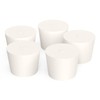 BorinGlass Solid Rubber Stoppers, 5 Pack 8# - 41mm(1.61in) x