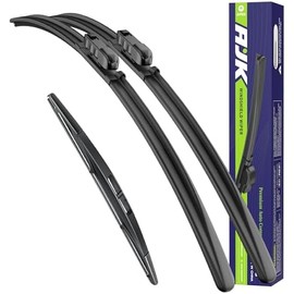 AJK Windshield Wiper Blades, OEM Quality Front and Rear Windshield Wipers for Honda HR-V HRV 2023 2024 2025, 26" 17" 12" Window Blade (Set of 3)