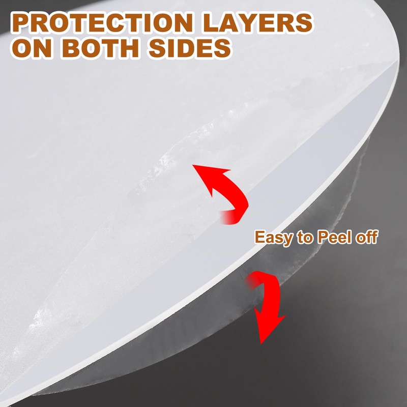 PATIKIL Lampshade Diffuser, 21.5" Diameter with 3/8" Center Hole Round