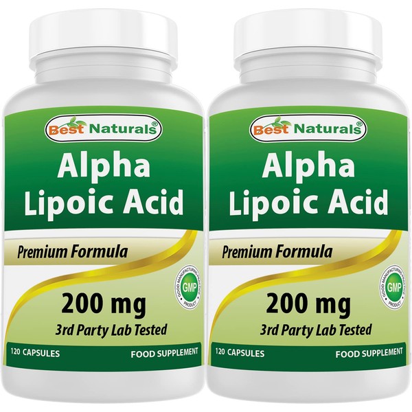 Best Naturals Best Naturals Alpha Lipoic Acid 200 Mg 120