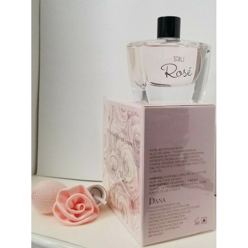 Dana TABU ROSE by Dana EAU DE Parfum Fragrance Spray