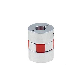 D20-L25 Bore Size 4-10 mm 4 5 6 6.35 8 9 10 mm Flexible Shaft Coupling CNC Stepper Motors 3D Printing Surface Oxidation Treatment Aluminium Flexible Shaft Coupling Motor Connector (6.35 x 8 mm)