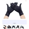 UniSeal Guantes Para Preparar Alimentos Nitrilo 100 Negro T Grande