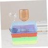 KONTONTY 4Pcs Boxes Clear Plastic Storage Boxes for Items Multi