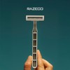 Razeco Plastic-Free Disposable Razors – 5 pieces, 3 blades –
