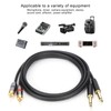 JORINDO Dual 6.35mm Male to Double RCA Male Cable Audio