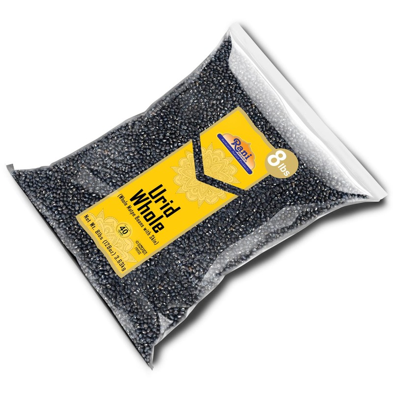 Rani Urid/Urad Whole Black (Matpe Beans with Skin) Indian Lentils