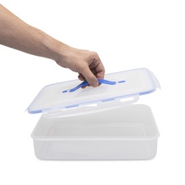 Lymn Dough Proofing Box - 32 x 23 x 8 cm - Premium Home Baking Container for Bread Fermentation, Fits in Refrigerator - Use for Pizza, Marinating, Vegetable Storage, Complete with Dough Cutter