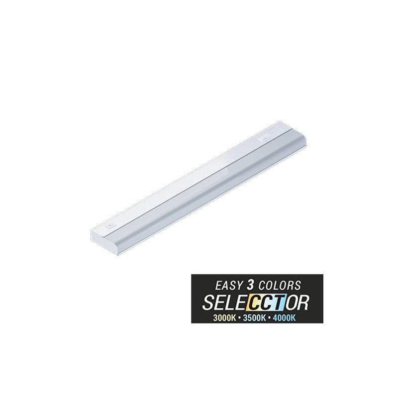 Elite EU-LED-24-900L-DIMTR-30K/35K/40K-WH LED Under Cabinet Fixture Polycarbonate Lens with Multi-CCT