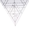 Sewing Wedge Ruler 60 Degree and 120 Degree Acrylic Transparent
