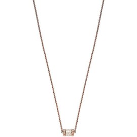 Emporio Armani Necklace for Women , Total length: 40cm+ 5cm adjustable chain Size rondel: 12x10x2mm Rose Gold Stainless Steel Necklace, EGS2828221