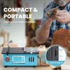 Bonoutil Mini Table Saw, 96W Dual Motor Control 4 Blades