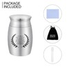 3 Inches Small Keepsake Urn for Human Ashes Aluminum Mini