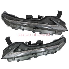 Soillar 2X For 2015-2021 Lexus F-Sport NX200t NX300h LED DRL Turn Signal Fog Light Pair