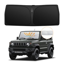 Windshield Sun Shade, Vehicle-Specific, UV Protection, No Suction Cup Required, Light Shielding, Insulation, Summer, Easy to Put On and Remove, Interior Parts, Foldable, Storage Bag Included