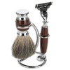 Shaving Brush Stand, Safety Razor Stand Shaver Stand Stainless Steel
