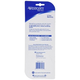 Westcott 8" Bent All-Purpose Scissors, 3-Pack, Assorted Colors