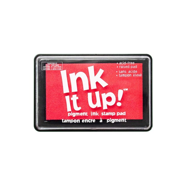 Craft County Pigment Ink Stamp Pad – Ideal for Stamping,