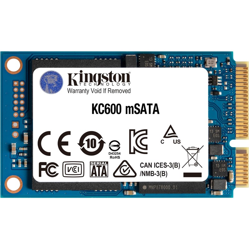 Kingston 256G KC600 SATA3 mSATA SSD | SKC600MS/256G
