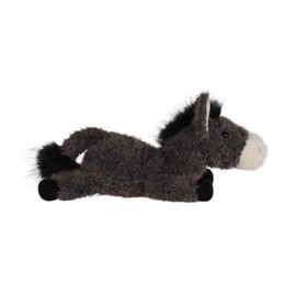 Apricot Lamb Lazy Donkey Plushies Soft Stuffed Animals for Baby Girl and Boy, Cute Plush Toys for Kids, Fluffy Lazy Donkey Grey 11.9 Inches