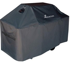 Montana Premium Gas Grill Cover. Innerflow Ventilation Technology, Heavy Duty, UV, Cold Crack Resistant Waterproof. 5 Years Warranty. 54-Inch, Black (54 Inch)