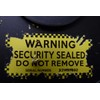 Yellow Tamper-EVIDENT Security Labels Warning Security Sealed DO NOT Remove