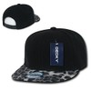 DECKY Animal Pattern Snapbacks, Leopard Grey