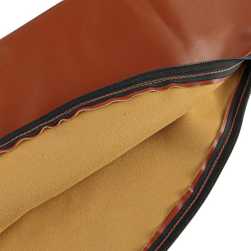 Laroal Archery Longbow Case Brown Leather Traditional Bow Bag For
